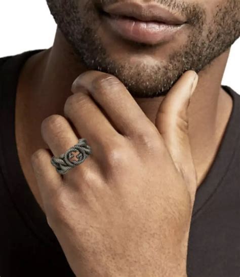 gucci.mens ring|Gucci Men's Interlocking.